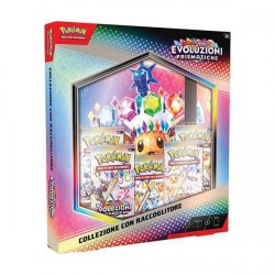 Pokemon Scarlatto e Violetto Evoluzioni Prismatiche Collezione con Raccoglitore