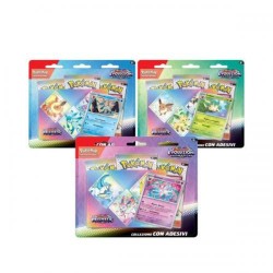 Pokémon Scarlatto e Violetto Evoluzioni prismatiche collezione adesivi multipli di 3