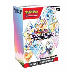 Pokémon Scarlatto e Violetto Evoluzioni Prismatiche Bundle da 6 buste
